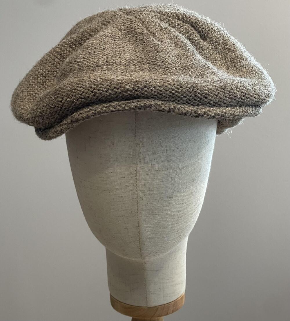 Royal Robbins Hat Cap Newsboy Mens One Size Gray Wool Knit Lightweight Packable